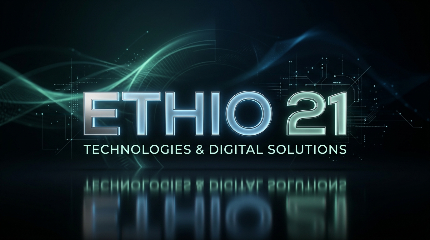 ETHIO 21 Technologies and Digital Solutions Master Header Wordmark